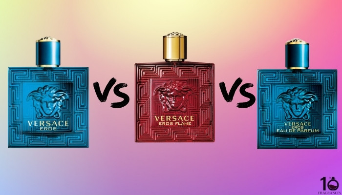 Versace Eros vs Versace Eros Flame vs Versace Eros EDP