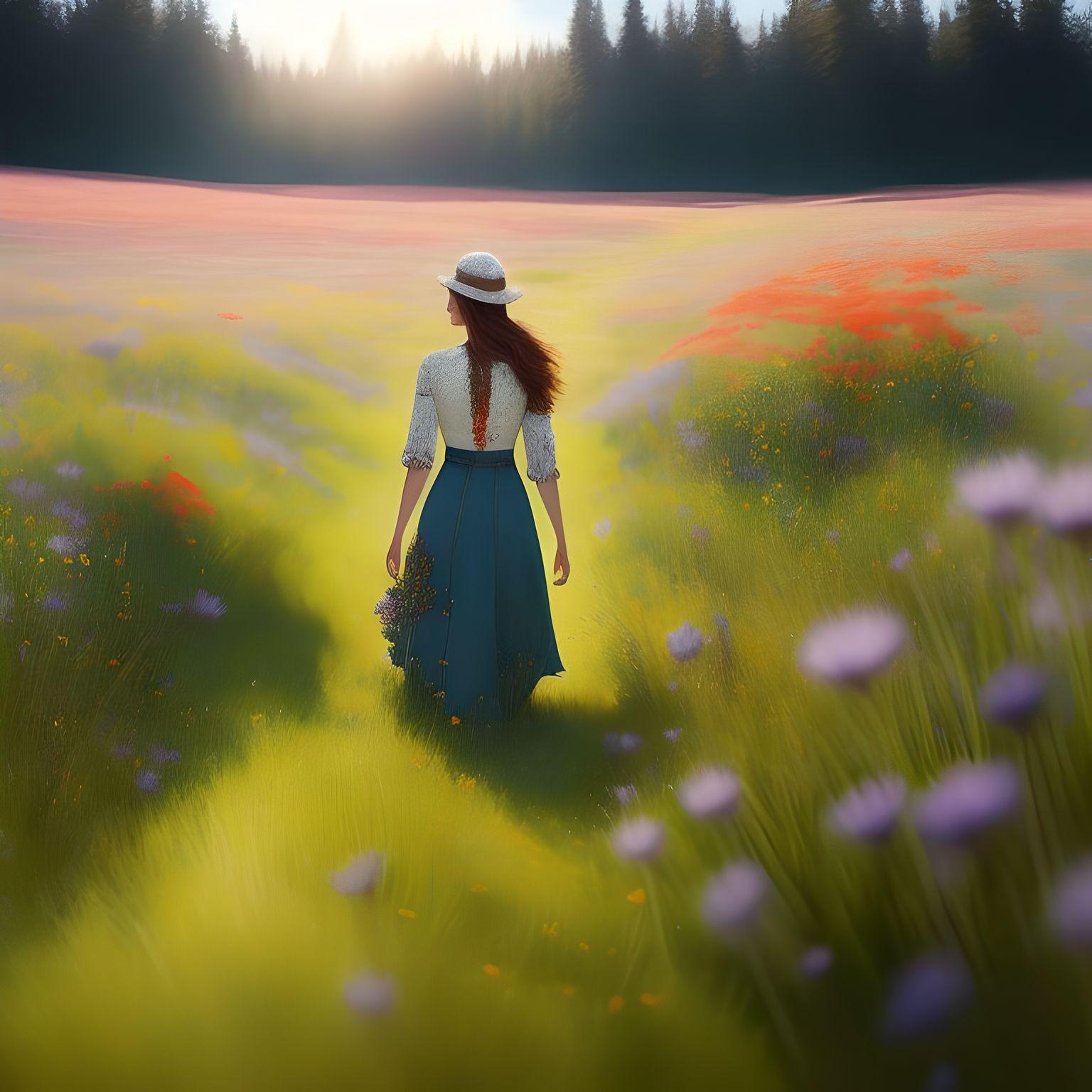 walking-through-a-meadow-of-wildflowers